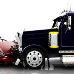 Accident Between A Car And A Truck